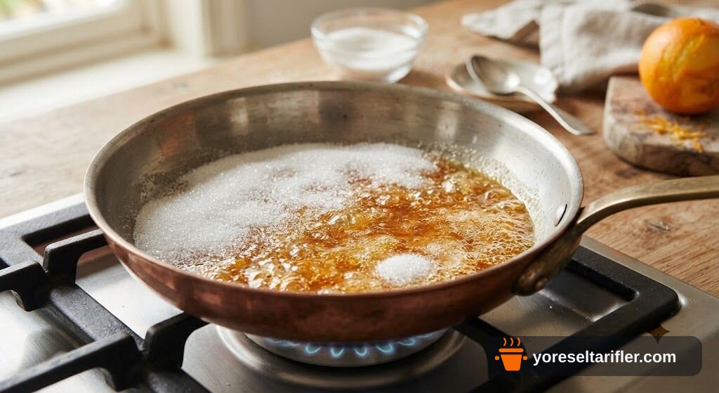 Portakallı Krep Suzette Tarifi — Adım 6