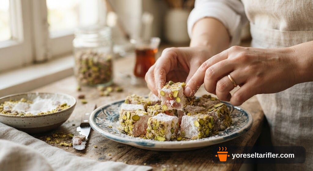 Portakallı Lokum Tarifi — Adım 5