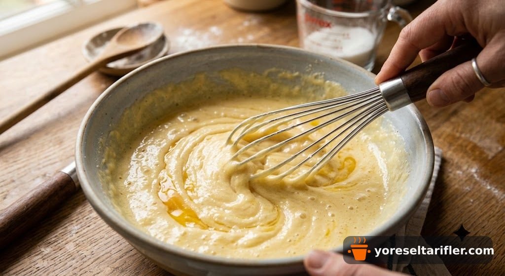 Portakallı Puding Dolgulu Brownie Tarifi — Adım 1