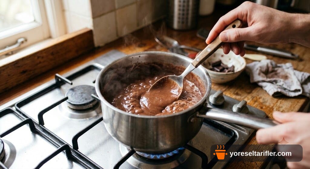 Pratik Çikolatalı Tart Pasta Tarifi — Adım 7