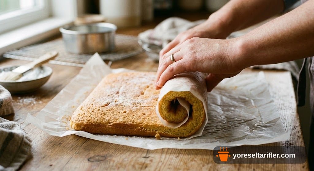 Pratik Elmalı Rulo Kek Tarifi — Adım 6