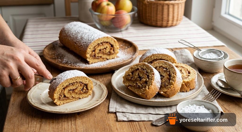 Pratik Elmalı Rulo Kek Tarifi — Adım 7