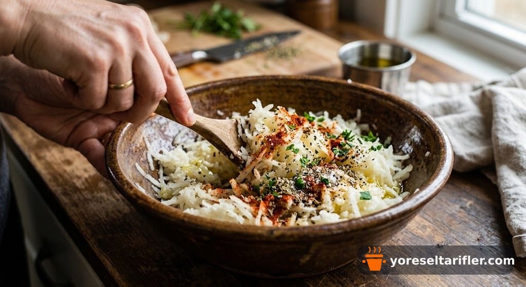 Pratik Kaşarlı Patates Röşti Tarifi — Adım 1