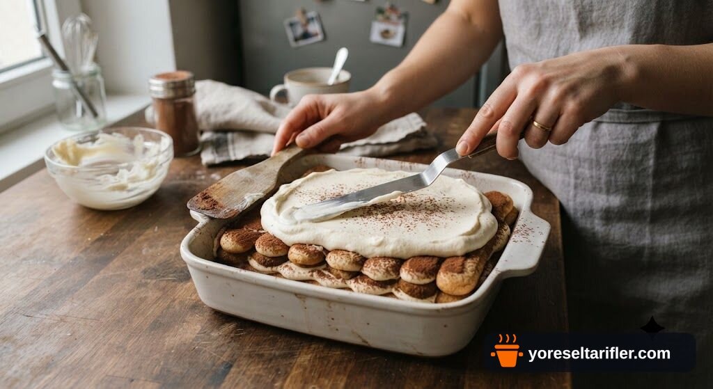 Pratik Labneli Kedi Dilli Tiramisu Tarifi — Adım 6