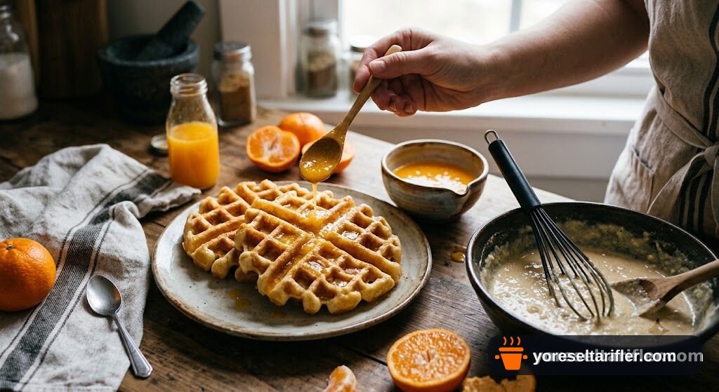 Pratik Mandalina Waffle Pastası Tarifi — Adım 2