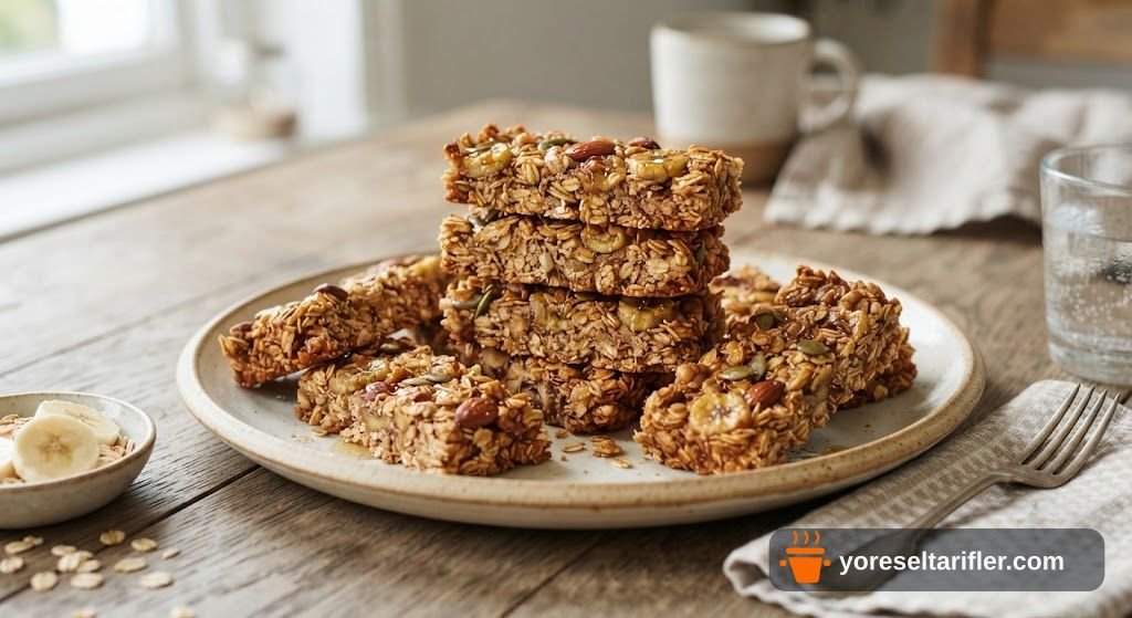 Pratik Muzlu Yulaflı Granola Bar Tarifi — Adım 8