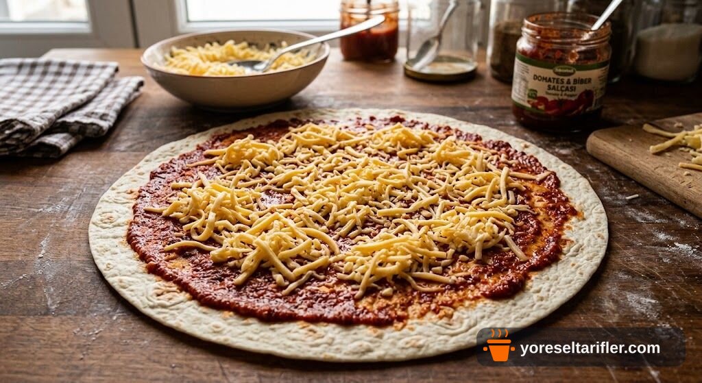 Lavaştan Pratik Pizza Tarifi — Adım 3