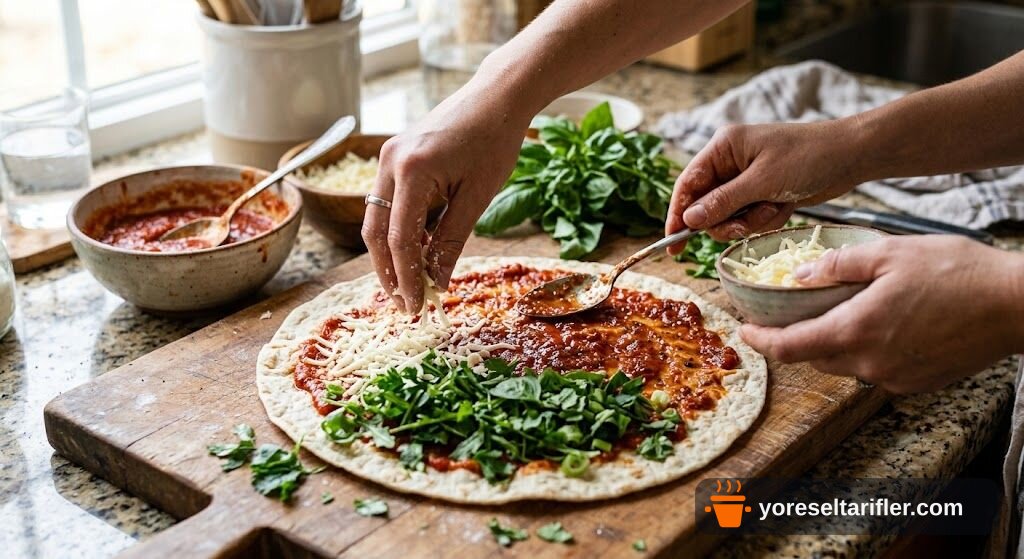 Lavaştan Pratik Pizza Tarifi — Adım 8