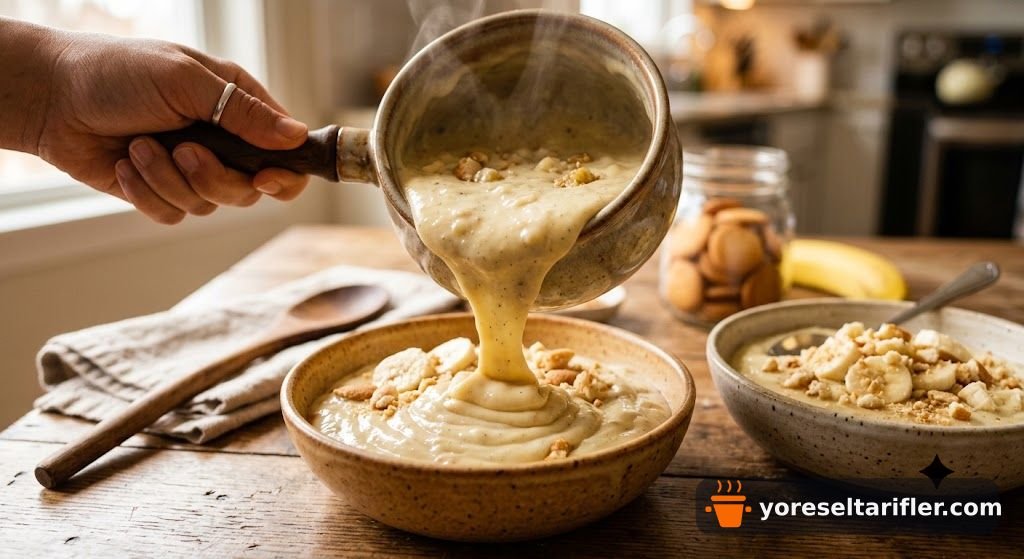 Pratik Şekersiz Muzlu Puding Tarifi — Adım 3
