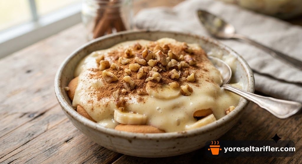 Pratik Şekersiz Muzlu Puding Tarifi — Adım 4