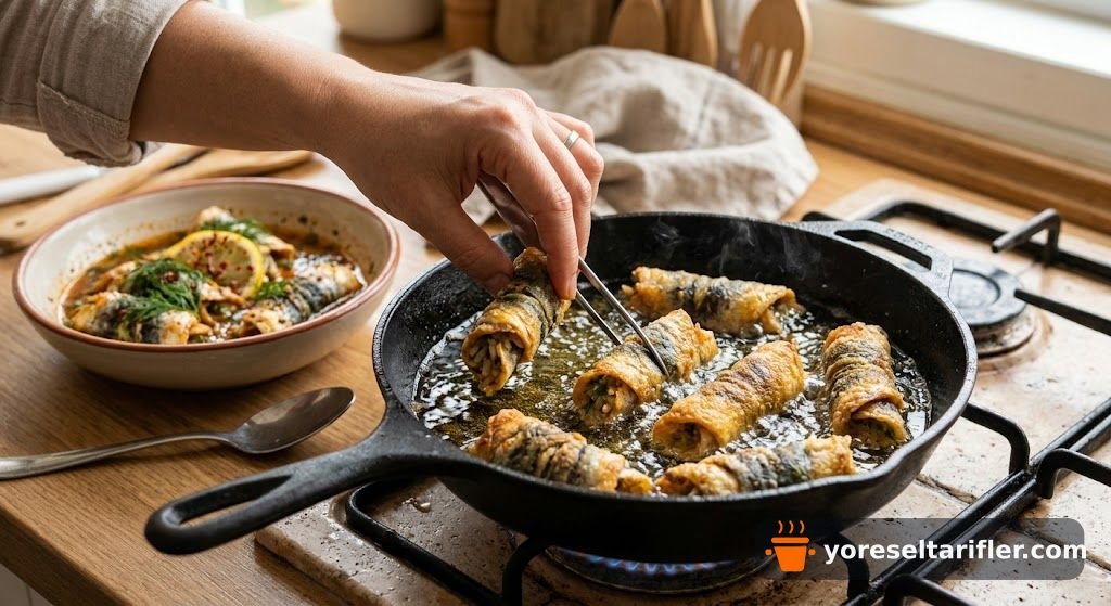 Pratik Sürprizli Hamsi Sarma Tarifi — Adım 5