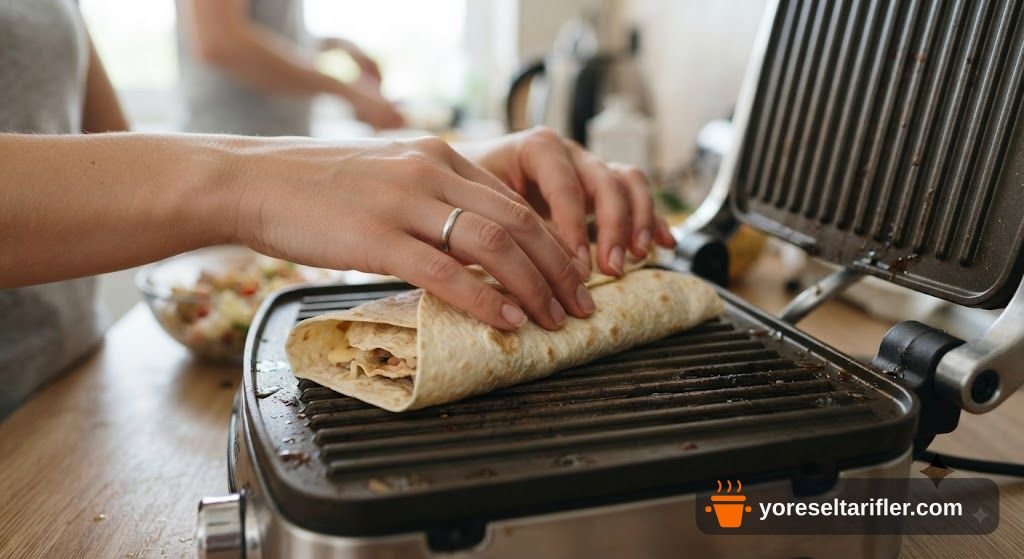 Pratik Tavuklu Wrap Tarifi — Adım 7
