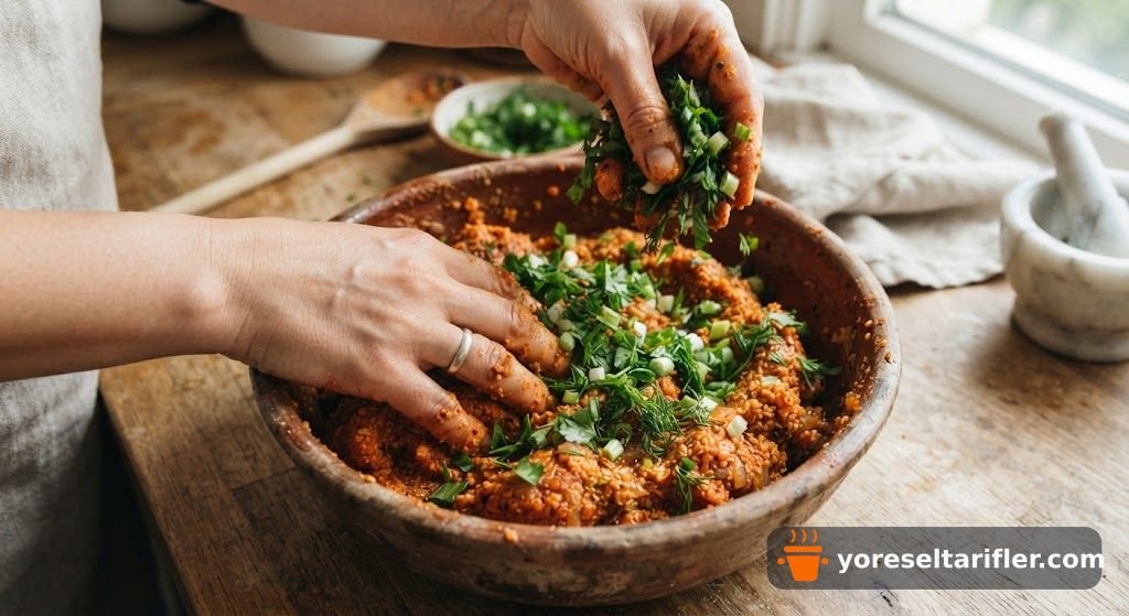 Pratik ve Hızlı Mercimek Köftesi Tarifi — Adım 7