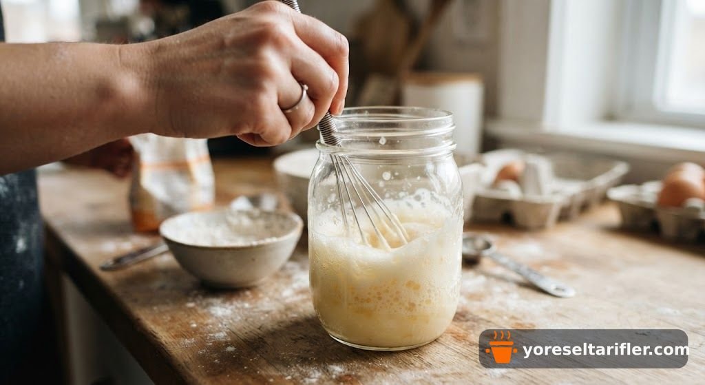 Pudingli Kakaolu Islak Kek Tarifi — Adım 1