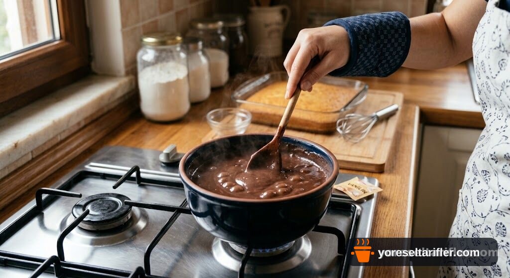 Pudingli Pasta Tarifi — Adım 2
