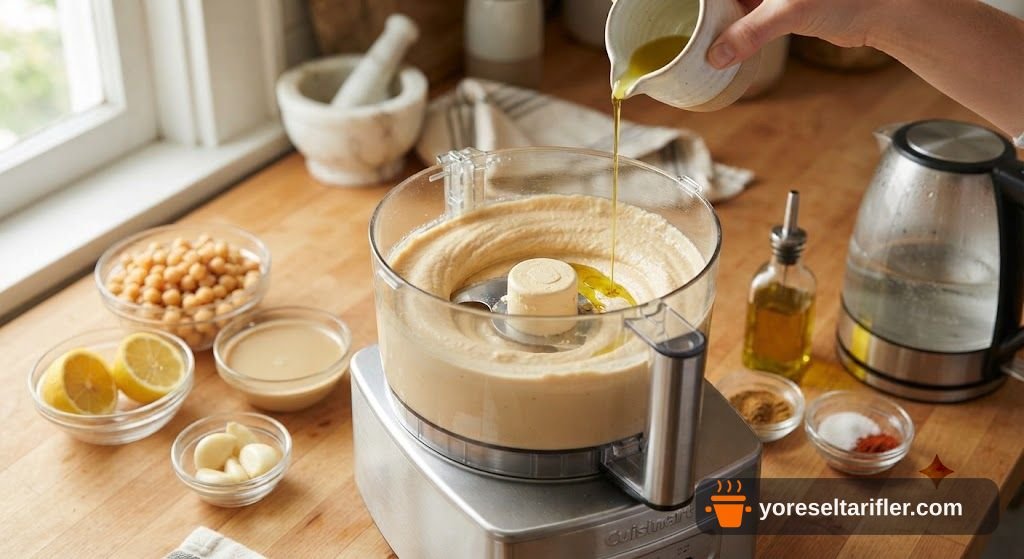 Pürüzsüz Ev Yapımı Humus Tarifi — Adım 3