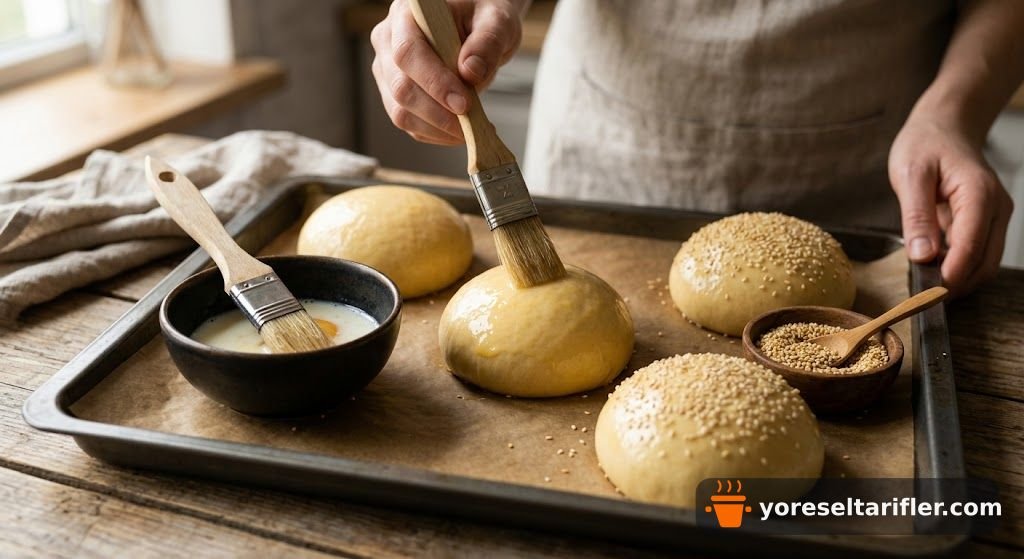 Pürüzsüz Hamburger Ekmeği Tarifi — Adım 9