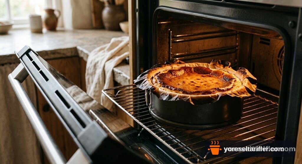 Rafine Şekersiz San Sebastian Cheesecake Tarifi — Adım 4