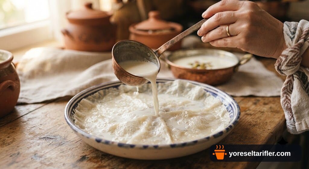 Ramazan Sofrasının Saray Lezzeti Güllaç Tarifi — Adım 4