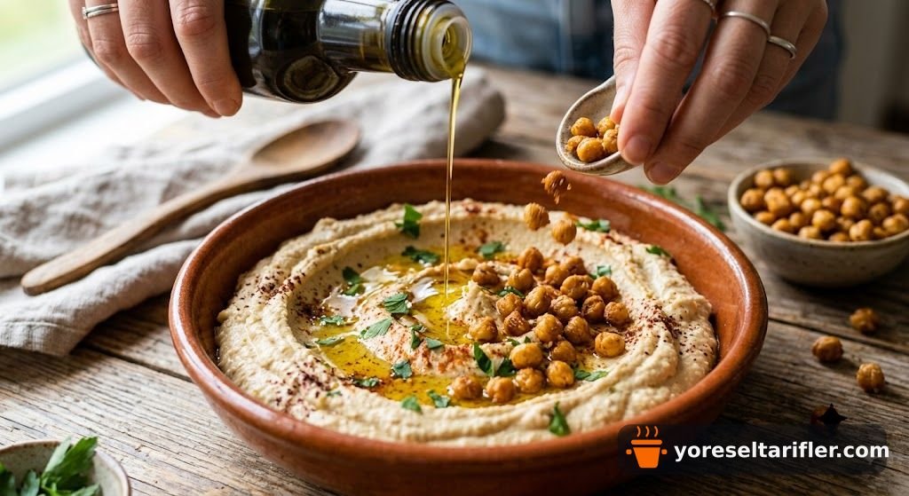 Renkli Pancarlı Humus Tarifi — Adım 3