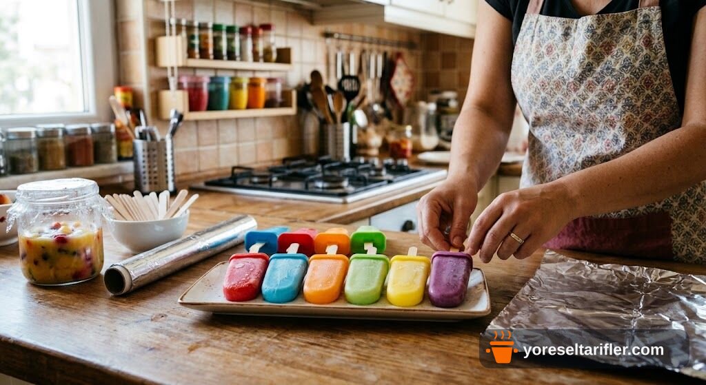 Renkli Puding Çubukları Atıştırmalık Tarifi — Adım 8