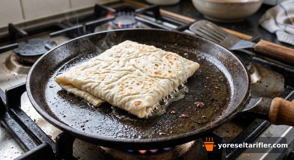 Sade ve Çıtır Gözleme Tarifi — Adım 3