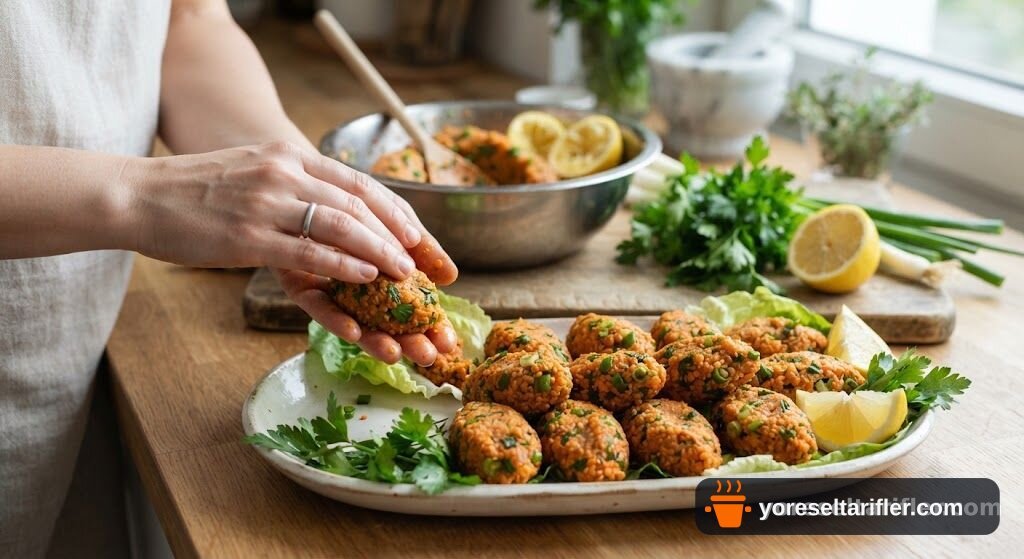 Sağlıklı Mercimek Köftesi Tarifi — Adım 5