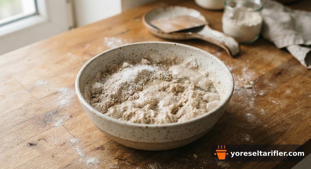 Sağlıklı Siyez Unlu Pizza Tarifi — Adım 1