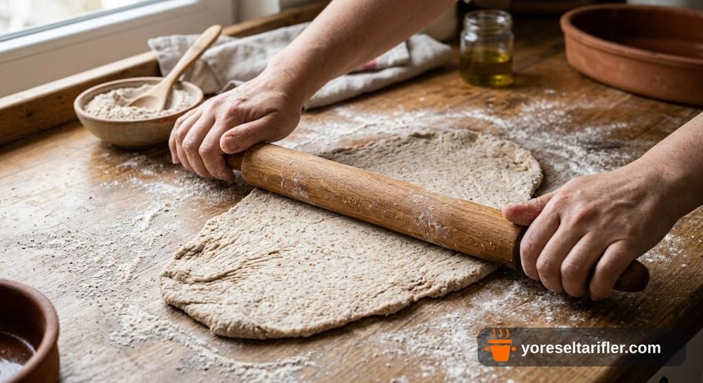 Sağlıklı Siyez Unlu Pizza Tarifi — Adım 12