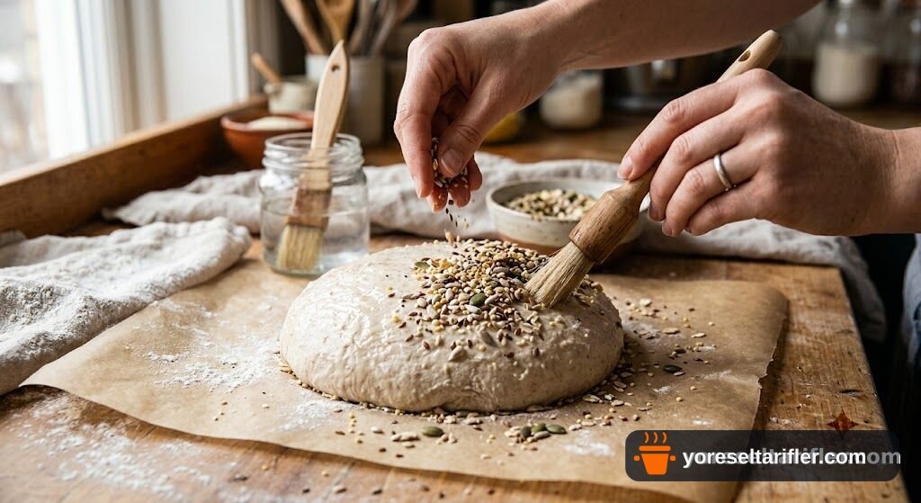 Sağlıklı Tam Buğdaylı Ekmek Tarifi — Adım 4