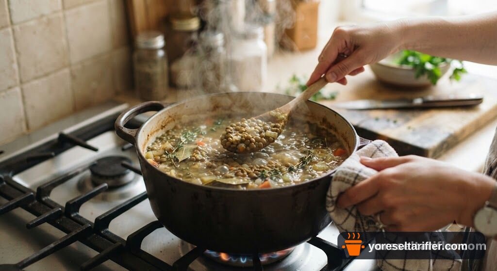 Sağlıklı Yeşil Mercimekli Köfte Tarifi — Adım 5