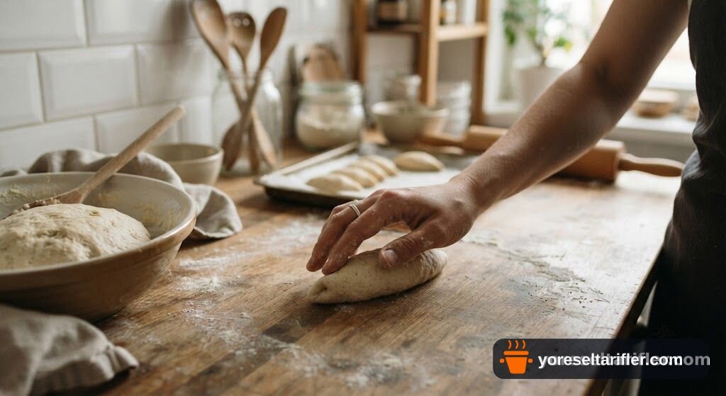 Sakallı Poğaça Pizza Tarifi — Adım 4