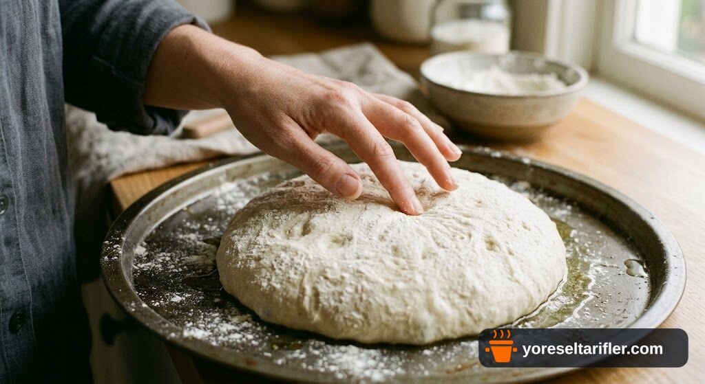 Sakallı Poğaça Pizza Tarifi — Adım 5