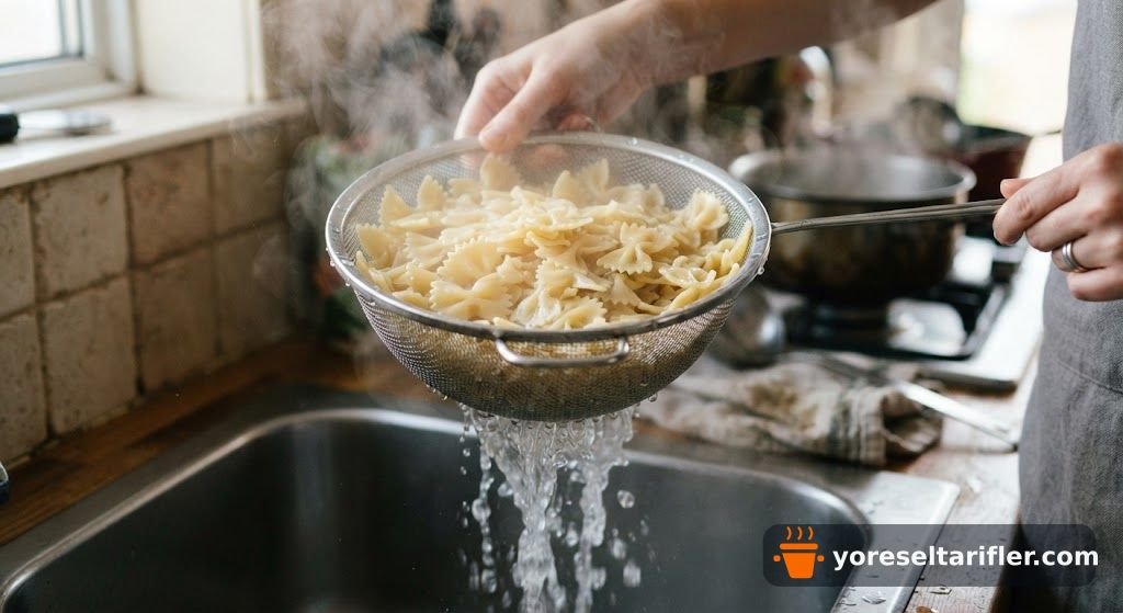 Salçalı Kelebek Makarna Tarifi — Adım 2