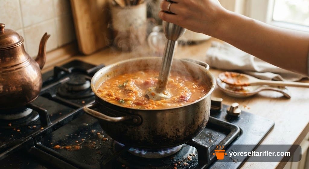 Salçalı Mercimek Çorbası Tarifi — Adım 5