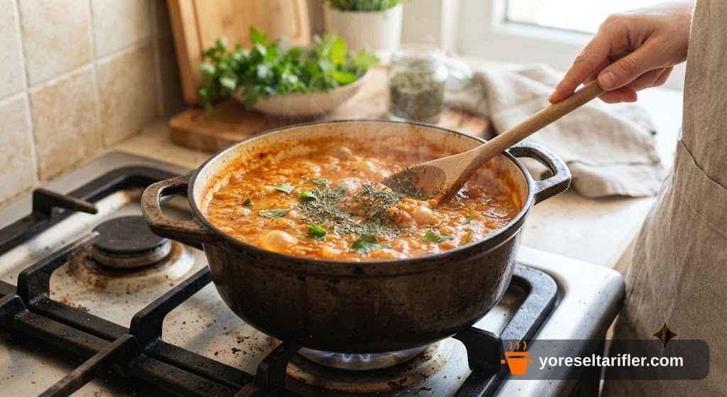 Salçalı Mercimek Çorbası Tarifi — Adım 7