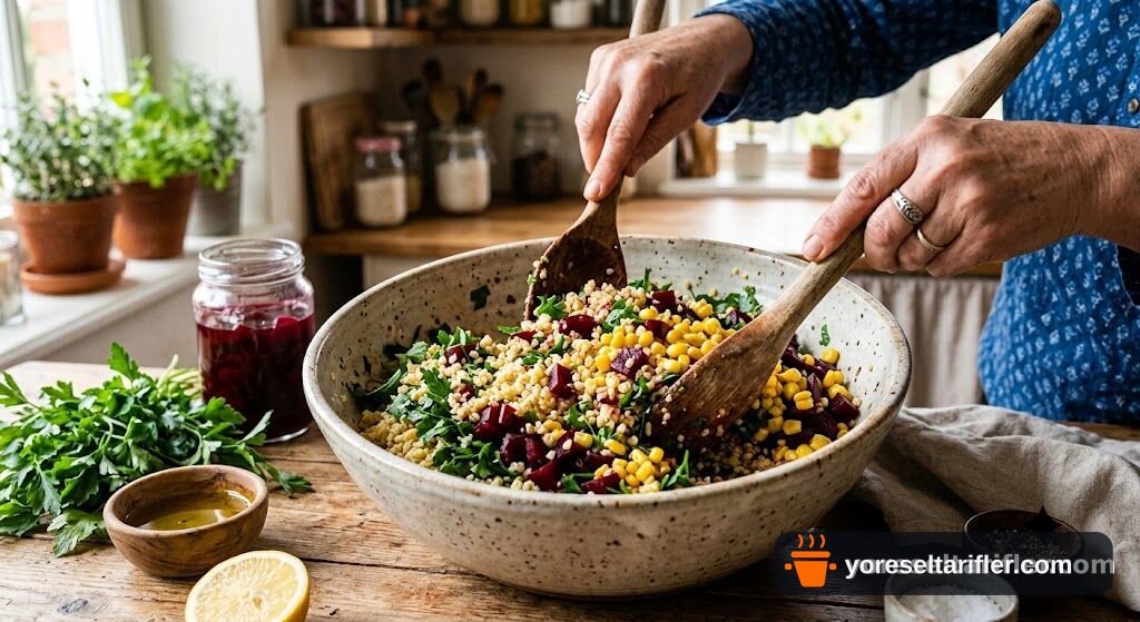 Şalgamlı Bulgur Salatası Tarifi — Adım 4