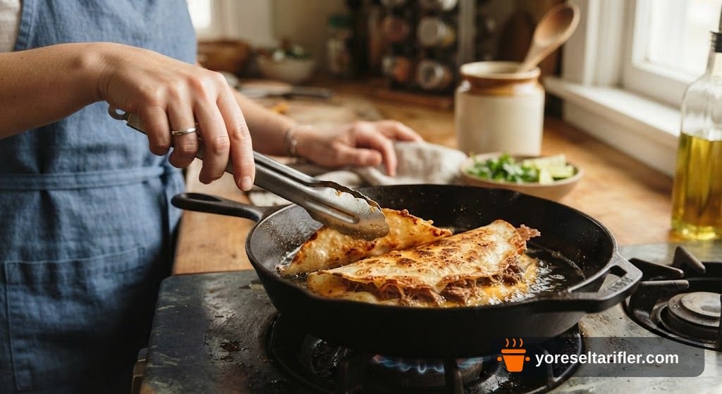Sandviç Usulü İspanyol Omleti Tortilla Tarifi — Adım 9