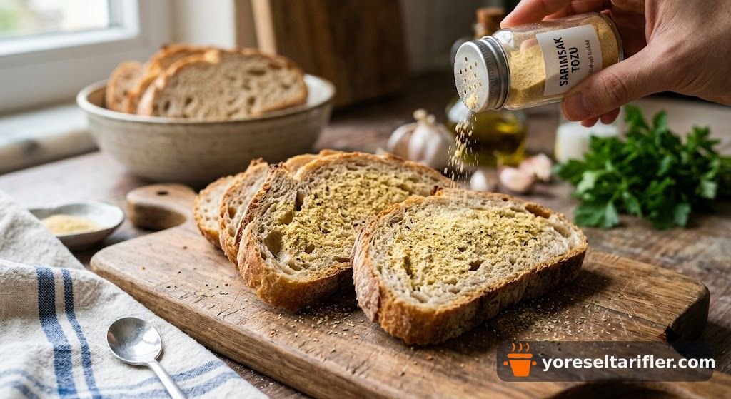 Sarımsaklı Ekmekle Çıtır Texas Tost Tarifi — Adım 2