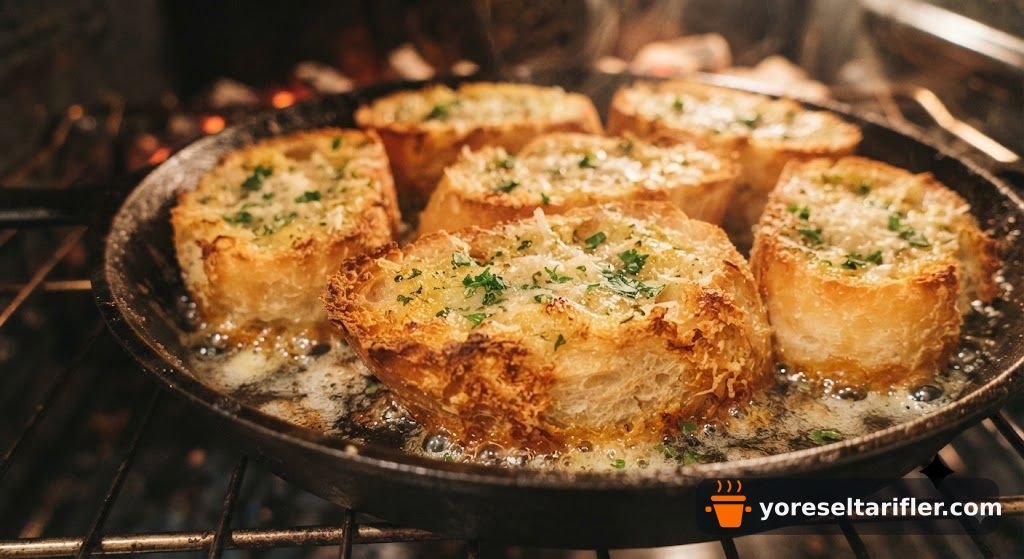 Sarımsaklı Ekmekle Çıtır Texas Tost Tarifi — Adım 3