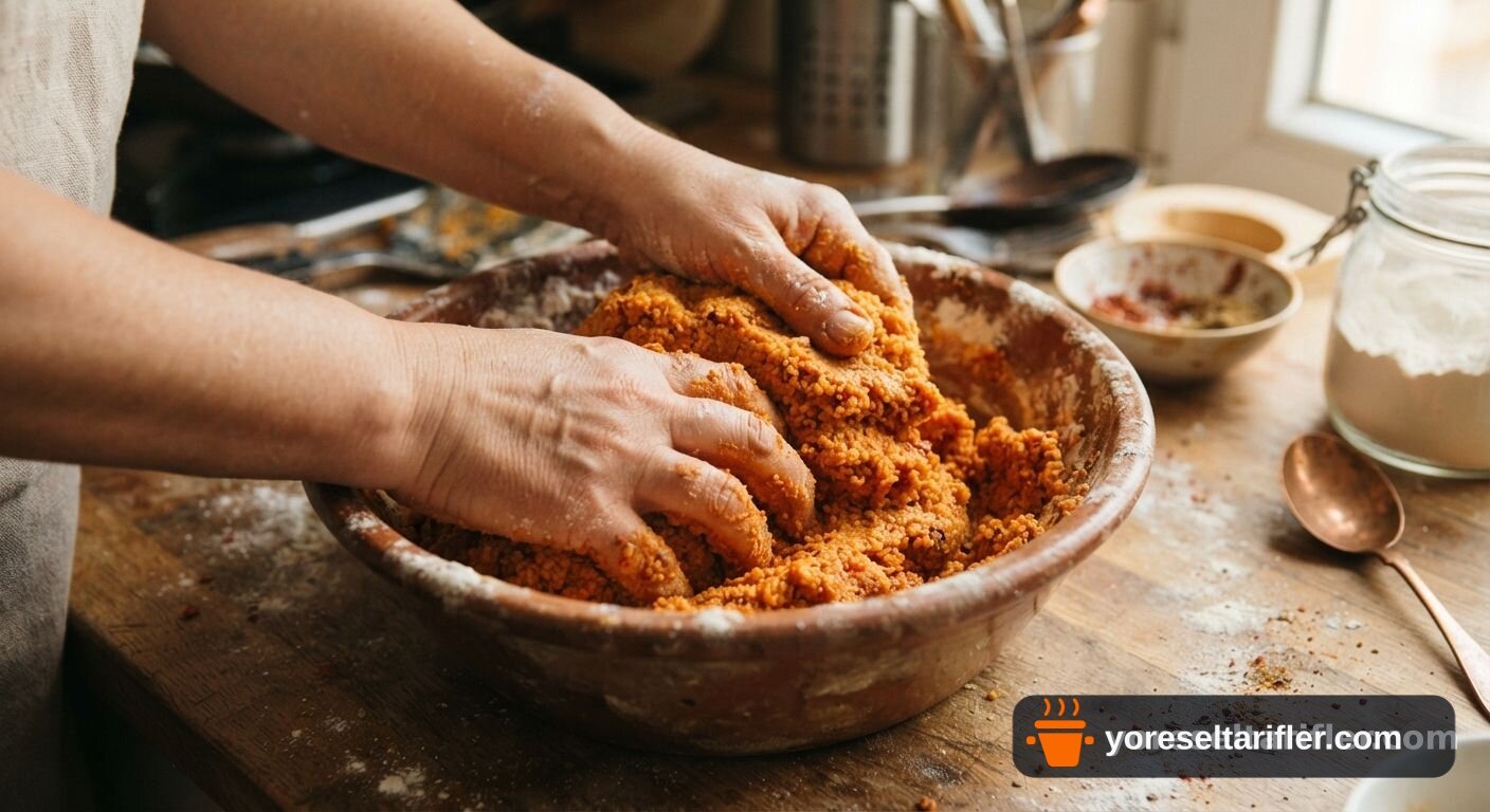 Sarımsaklı Kremalı Köfte Tarifi — Adım 1