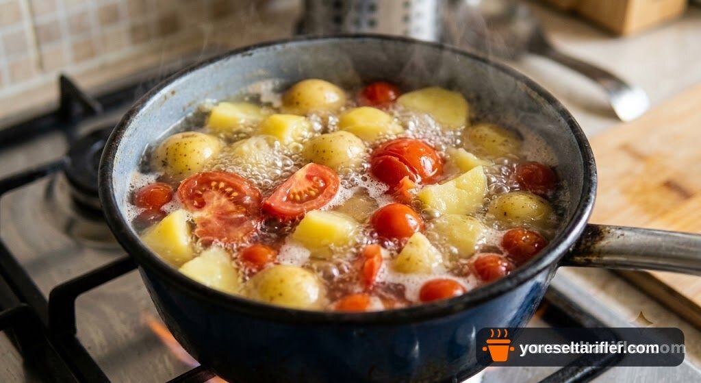 Sarımsaklı Patates Çorbası Tarifi — Adım 3