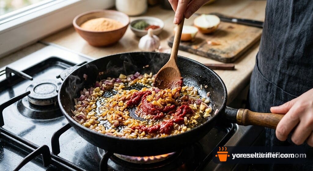 Sarımsaklı Tarhana Çorbası Tarifi — Adım 3