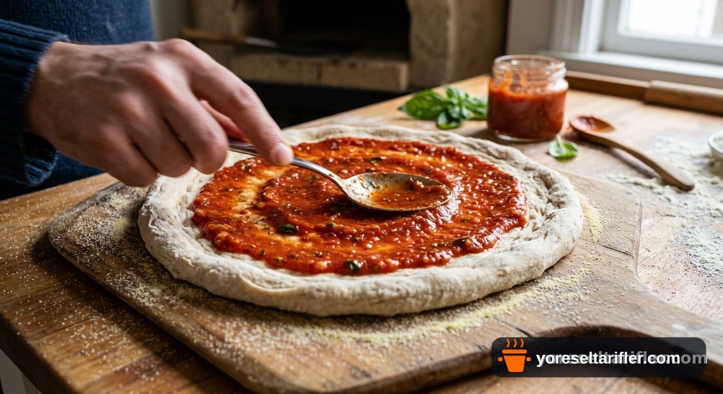 Şarküteri Pizza Tarifi — Adım 6