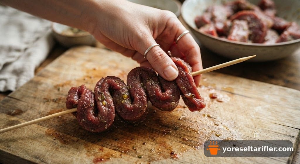 Şaşlık Peynir Soslu Sebzeli Tarifi — Adım 2