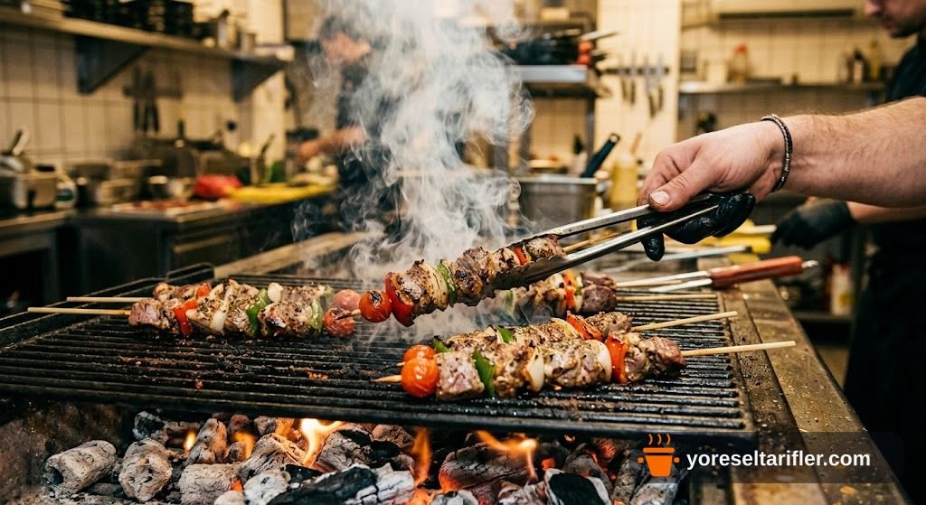 Şaşlık Peynir Soslu Sebzeli Tarifi — Adım 3