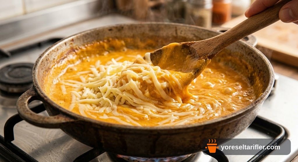 Şaşlık Peynir Soslu Sebzeli Tarifi — Adım 8