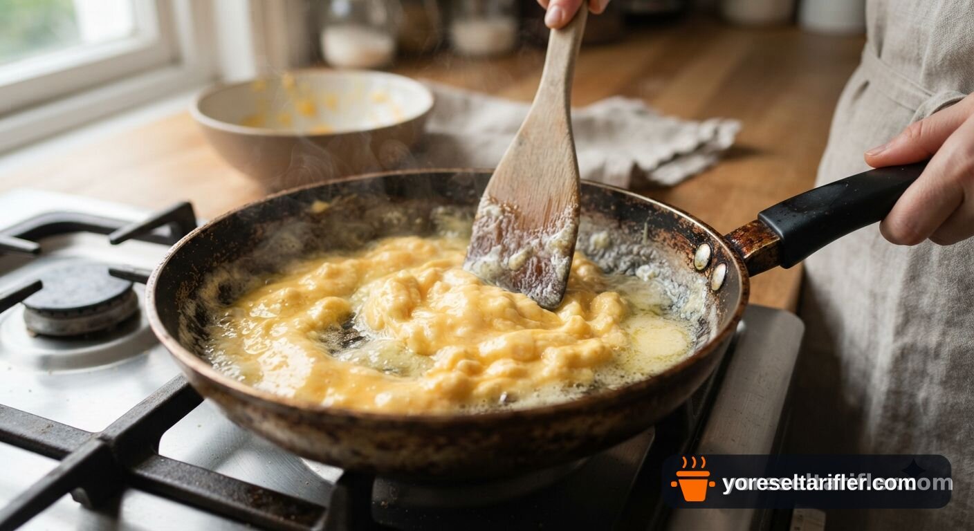 Ekmek Üzeri Çırpılmış Yumurta Tarifi — Adım 4