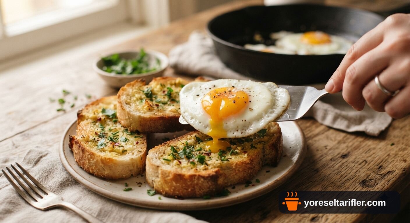 Ekmek Üzeri Çırpılmış Yumurta Tarifi — Adım 5