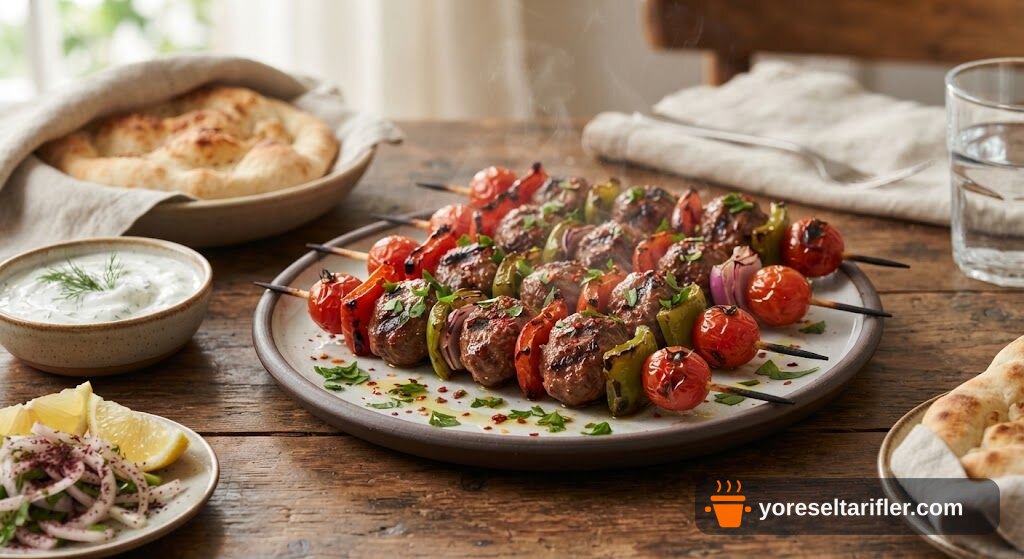 Sebzeli Köfte Şiş Tarifi — Adım 8